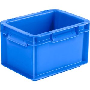 Euro Box Serie EF 2120, aus PP, Inhalt 1,9 L, geschlossene Wände, Unterfassgriff, blau Euro Box Serie EF 2120, aus PP, Inhalt 1,9 L, geschlossene Wände, Unterfassgriff, blau