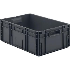 Eurobox SSI Schäfer Serie MF 6220, geschlossen, Polypropylen, L 600 x B 400 mm, Volumen 41,6 l, ohne Deckel Eurobox SSI Schäfer Serie MF 6220, geschlossen, Polypropylen, L 600 x B 400 mm, Volumen 41,6 l, ohne Deckel