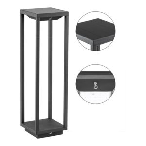 EVN Lichttechnik Solar-LED-Wegeleuchte 3000K anthrazit WLS50451502 EVN Lichttechnik Solar-LED-Wegeleuchte 3000K anthrazit WLS50451502