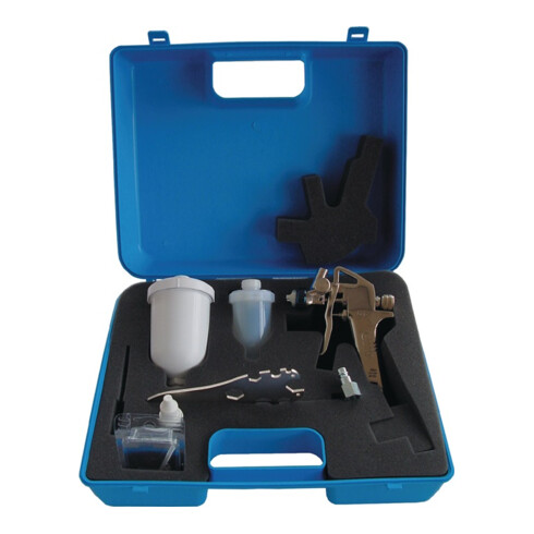 ewo ewo Lackierpistolen-Set 7-teilig, HVLP minipaint im Koffer