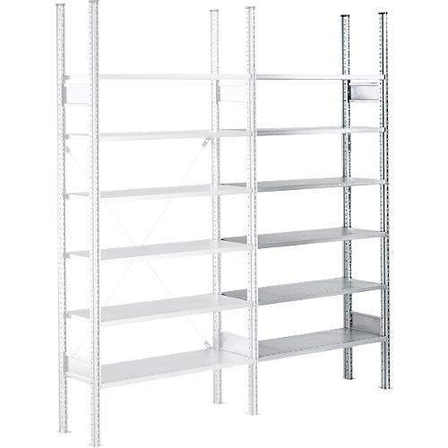 Fachbodenregal SSI Schäfer R3000, Anbauregal, 5 lackierte Böden, B 1025 x H 1960 mm, 100 kg