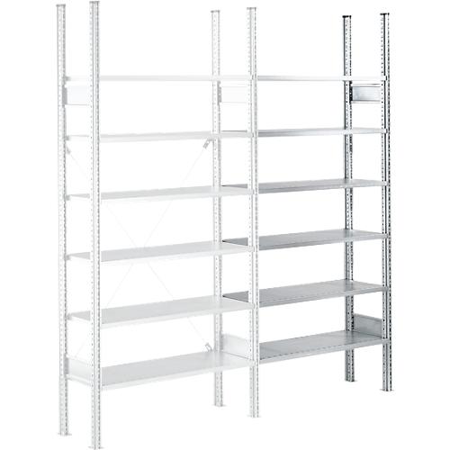 Fachbodenregal SSI Schäfer R3000, Anbauregal, 5 lackierte Böden, B 1315 x H 1960 mm