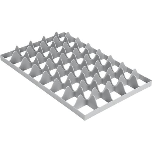 Fachwerkeinsatz FW 1193-1 unten, PE-HD, grau