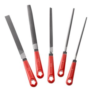 Facom Feilen mit Heft Hieb 2 200mm Satz, 5tlg Facom Feilen mit Heft Hieb 2 200mm Satz, 5tlg