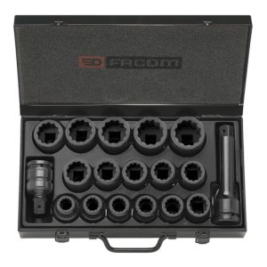 Facom IMPACT-Steckschlüssel 3/4Z, Set 18-tl Facom IMPACT-Steckschlüssel 3/4Z, Set 18-tl