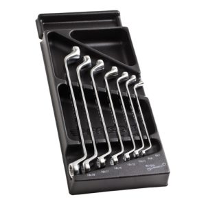 Facom Kunststoffmodul – Serie 55 Doppelringschlüssel 7-tlg. Facom Kunststoffmodul – Serie 55 Doppelringschlüssel 7-tlg.