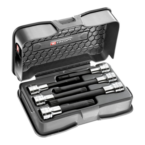 Facom Steckschlüssel-Set 1/2 lang M6-M12