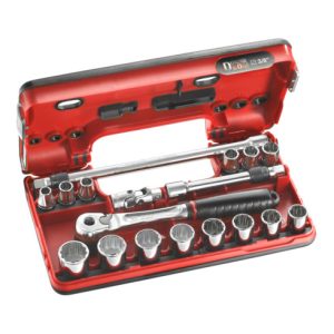 Facom Steckschlüssel-Set 3/8″ D-Box 12-Kant Facom Steckschlüssel-Set 3/8″ D-Box 12-Kant