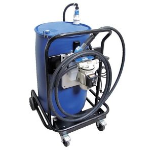Fahrbare Tankanlage für Fässer CEMO Bluetroll Mobil, Cematic Blue Pumpensystem BASIC AZV für IBC mit Fahrgestell, Automatik-Zapfventil, 30l/min Fahrbare Tankanlage für Fässer CEMO Bluetroll Mobil, Cematic Blue Pumpensystem BASIC AZV für IBC mit Fahrgestell, Automatik-Zapfventil, 30l/min