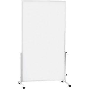 Fahrbares Whiteboard MAULsolid easy2move, Stahlblech, weiß beschichtet, magnethaftend B 1000 x H 1800 mm Fahrbares Whiteboard MAULsolid easy2move, Stahlblech, weiß beschichtet, magnethaftend B 1000 x H 1800 mm