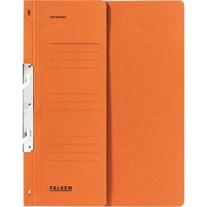 FALKEN Einhakhefter, DIN A4, halber Deckel, 1 Stück, orange FALKEN Einhakhefter, DIN A4, halber Deckel, 1 Stück, orange