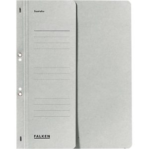 FALKEN Ösenhefter, für DIN-A4, halber Deckel, 1 Stück, grau FALKEN Ösenhefter, für DIN-A4, halber Deckel, 1 Stück, grau