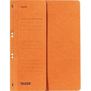 FALKEN Ösenhefter, für DIN-A4, halber Deckel, 1 Stück, orange FALKEN Ösenhefter, für DIN-A4, halber Deckel, 1 Stück, orange