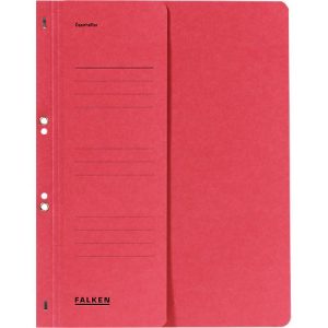 FALKEN Ösenhefter, für DIN-A4, halber Deckel, 1 Stück, rot FALKEN Ösenhefter, für DIN-A4, halber Deckel, 1 Stück, rot