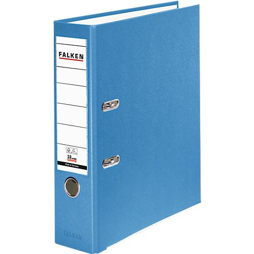 Falken PP-Color Ordner, DIN A4, Rückenbreite 80 mm, 1 Stück, hellblau
