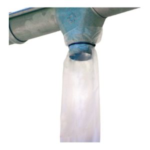Fallrohrprovisorium FRP-100 neutral 100 µm L.100m B.200mm LDPE Fallrohrprovisorium FRP-100 neutral 100 µm L.100m B.200mm LDPE