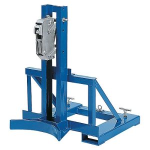 Fassheber asecos, als Stapleranbau, Stahl pulverbeschichtet, B 710 x T 890 x H 975 mm, für 1 Fass, Traglast 350 kg Fassheber asecos, als Stapleranbau, Stahl pulverbeschichtet, B 710 x T 890 x H 975 mm, für 1 Fass, Traglast 350 kg
