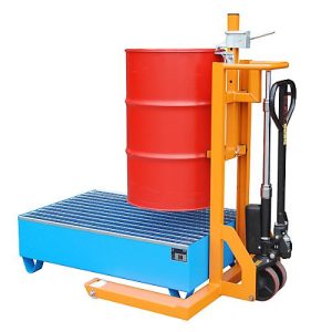 Fassheberoller BAUER FHR 600 G, Stahl, für Fässer bis 220 l, B 1125 x T 1000 x H 1330 mm, orange Fassheberoller BAUER FHR 600 G, Stahl, für Fässer bis 220 l, B 1125 x T 1000 x H 1330 mm, orange