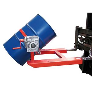 Fasskipper BAUER FD-HK mit Kurbel, Stahl, B 1000 x T 1245 x H 540 mm, rot Fasskipper BAUER FD-HK mit Kurbel, Stahl, B 1000 x T 1245 x H 540 mm, rot