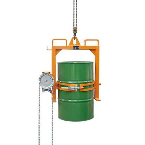 Fasskipper BAUER FD-SK mit Kette, Stahl, B 1020 x T 650 x H 1010 mm, orange Fasskipper BAUER FD-SK mit Kette, Stahl, B 1020 x T 650 x H 1010 mm, orange