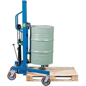 Fasslifter asecos, GH asecos, Stahl pulverbeschichtet, B 900 x T 1100 x H 1885 mm, Tragkraft 350 kg Fasslifter asecos, GH asecos, Stahl pulverbeschichtet, B 900 x T 1100 x H 1885 mm, Tragkraft 350 kg