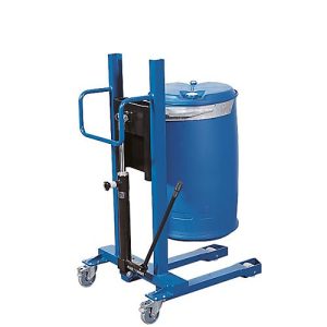 Fasslifter asecos, mit Fusspumpe, B 830 x H 1605 x T 1140 mm, Hubbereich 120 – 520 mm, Stahl lackiert Fasslifter asecos, mit Fusspumpe, B 830 x H 1605 x T 1140 mm, Hubbereich 120 – 520 mm, Stahl lackiert
