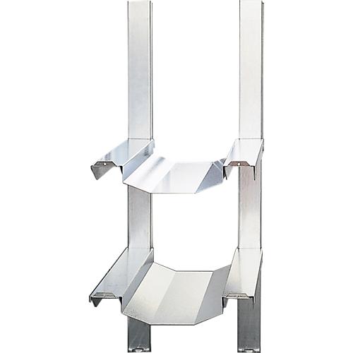 Fassregal, für Gefahrstoffdepot Safe Master, 2 x 50 oder 60 L Fässer, halbe Breite