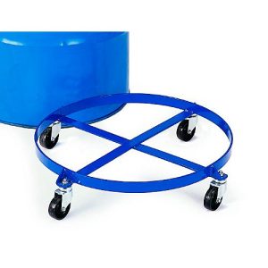 Fassroller für den stehenden Transport von 200-Liter-Stahlblechfässern Fassroller für den stehenden Transport von 200-Liter-Stahlblechfässern