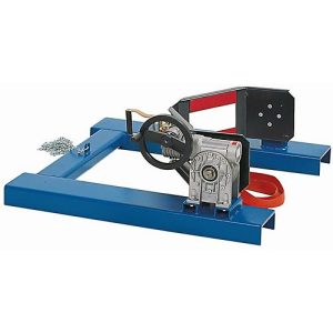 Fasswender asecos, Stahl, blau pulverbeschichtet, B 1055 x T 1000 x H 455 mm, bis 300 kg Fasswender asecos, Stahl, blau pulverbeschichtet, B 1055 x T 1000 x H 455 mm, bis 300 kg