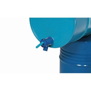 Fasswerkzeug, Polypropylen, blau, B 100 x T 200 x H 160 mm, für Fässer mit 2′ BSP-Tri-Sure-Gewinde Fasswerkzeug, Polypropylen, blau, B 100 x T 200 x H 160 mm, für Fässer mit 2′ BSP-Tri-Sure-Gewinde