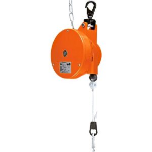 Federauszug HAHN+KOLB Autostat Typ 7230, mit Balancer, Traglast 9,0 bis 14,0 kg, Seilauszugslänge bis 2000 mm, Spezialkunststoff, orange Federauszug HAHN+KOLB Autostat Typ 7230, mit Balancer, Traglast 9,0 bis 14,0 kg, Seilauszugslänge bis 2000 mm, Spezialkunststoff, orange