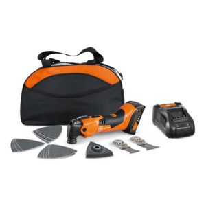Fein Akku-Oszillierer – Akku MULTIMASTER AMM 500 AS 2 Ah in Nylon-Tasche mit Akku und Schnellladegerät Fein Akku-Oszillierer – Akku MULTIMASTER AMM 500 AS 2 Ah in Nylon-Tasche mit Akku und Schnellladegerät