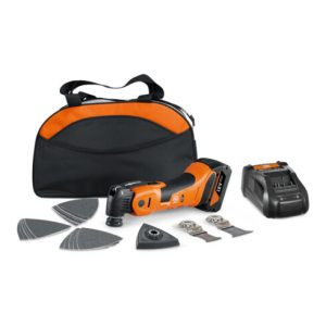 Fein Akku-Oszillierer – Akku MULTIMASTER AMM 700 MAX 4 Ah in Nylon-Tasche mit Akku und Schnellladegerät Fein Akku-Oszillierer – Akku MULTIMASTER AMM 700 MAX 4 Ah in Nylon-Tasche mit Akku und Schnellladegerät
