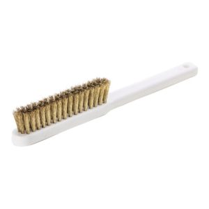 Feinbürste L.225mm 0,15mm Messingdraht gewellt 4-reihig LESSMANN Feinbürste L.225mm 0,15mm Messingdraht gewellt 4-reihig LESSMANN