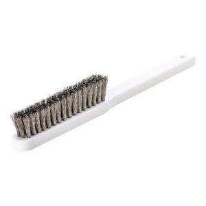 Feinbürste L.225mm 0,15mm VA-Stahldraht gewellt 4-reihig LESSMANN Feinbürste L.225mm 0,15mm VA-Stahldraht gewellt 4-reihig LESSMANN