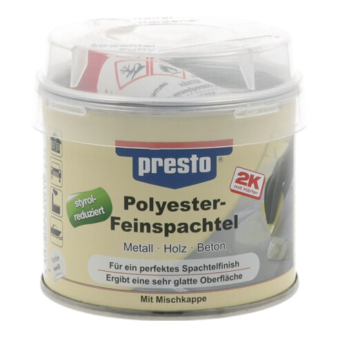 Feinspachtel 2K-Polyester-Feinspachtel weiß 250g Dose