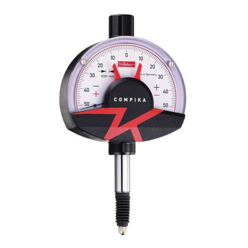 Feinzeiger Compika 1001 WA 0,1mm Abl.0,001mm m.Stoßschutz m.Kal.KÄFER