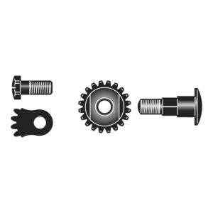 FELCO 2/90 Reparatur-Satz : Bolzen, Mutter, Sektor