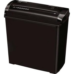 Fellowes Aktenvernichter Powershred P-25S, Streifenschnitt 7 mm, P-1, 11 l, 5 Blatt Schnittleistung, schwarz/grau