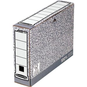 Fellowes Archivschachtel Bankers Box®, f. DIN A4, Füllhöhe 80 mm, 10 Stück