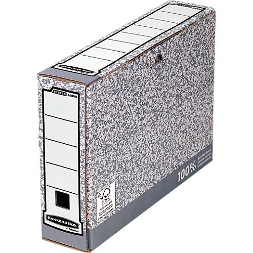 Fellowes Archivschachtel Bankers Box®, f. DIN A4, Füllhöhe 80 mm, 10 Stück