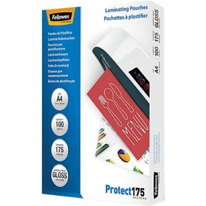 FELLOWES Laminierfolien, DIN A4, 175 mic., 100 Stück FELLOWES Laminierfolien, DIN A4, 175 mic., 100 Stück