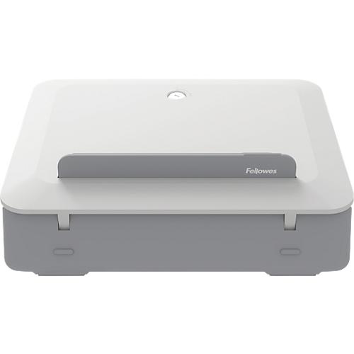 Fellowes® Notebooktasche Breyta Toolbox, bis 14 Zoll, Zylinderschloss, Laptopständer, ABS, weiß