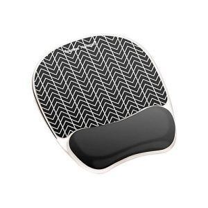 Fellowes Photo Gel – Mauspad mit Handgelenkpolsterkissen – Chevron Fellowes Photo Gel – Mauspad mit Handgelenkpolsterkissen – Chevron