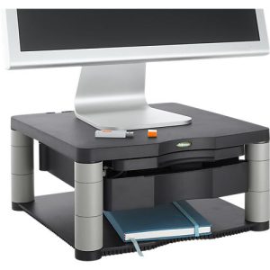Fellowes Premium Monitor-Ständer Plus, höhenverstellbar, anthrazit/grau Fellowes Premium Monitor-Ständer Plus, höhenverstellbar, anthrazit/grau