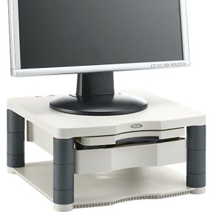Fellowes Premium Monitor-Ständer Plus, höhenverstellbar, grau/anthrazit Fellowes Premium Monitor-Ständer Plus, höhenverstellbar, grau/anthrazit
