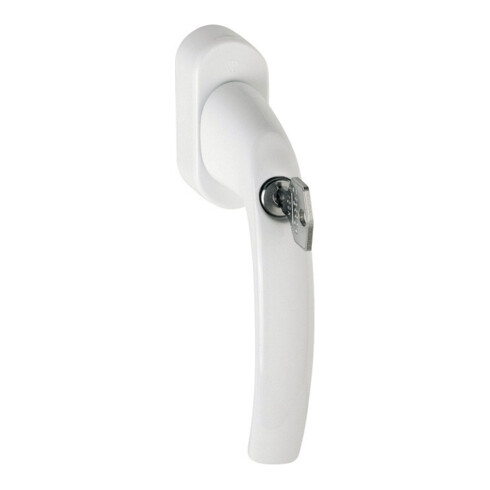 Fenstergriff Atlanta 0530S/US952 Alu.F9016/verkehrsweiß 32-42mm abschl.HOPPE