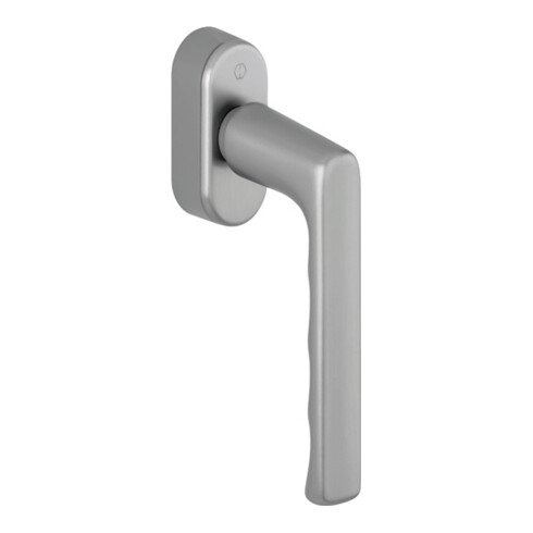 Fenstergriff Hamburg 0700/UD9020 Alu.F9/stahlfarben 32-42mm Stand.HOPPE