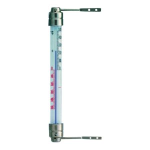 Fensterthermometer Messber.-50 b.50GradC H200xB23xT28mm Metall TFA Fensterthermometer Messber.-50 b.50GradC H200xB23xT28mm Metall TFA