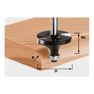 Festool Abrundfräser HW Schaft 12 mm D63/32/R25 (mit Anlaufkugellager) Festool Abrundfräser HW Schaft 12 mm D63/32/R25 (mit Anlaufkugellager)